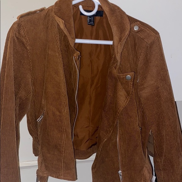 Forever 21 Jackets & Blazers - Corduroy biker jacket